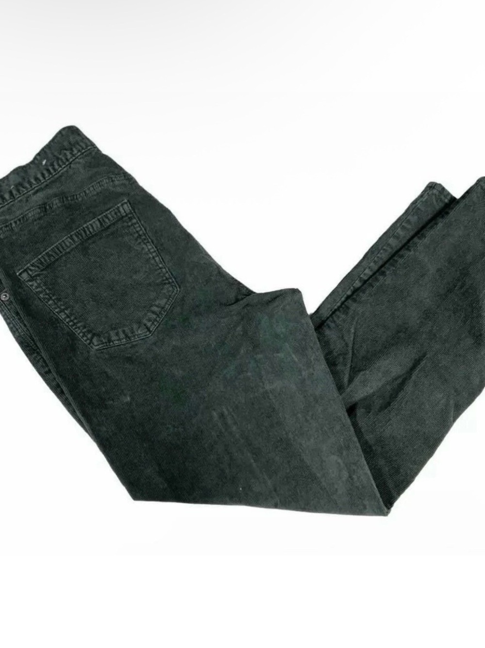 Women’s American Eagle Super Stretch Green Corduroy Mom Jeans Size 10 Regular